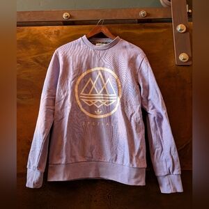 Adidas SPEZIAL Mod Trefoil Crew Sweatshirt Lavender Purple Small